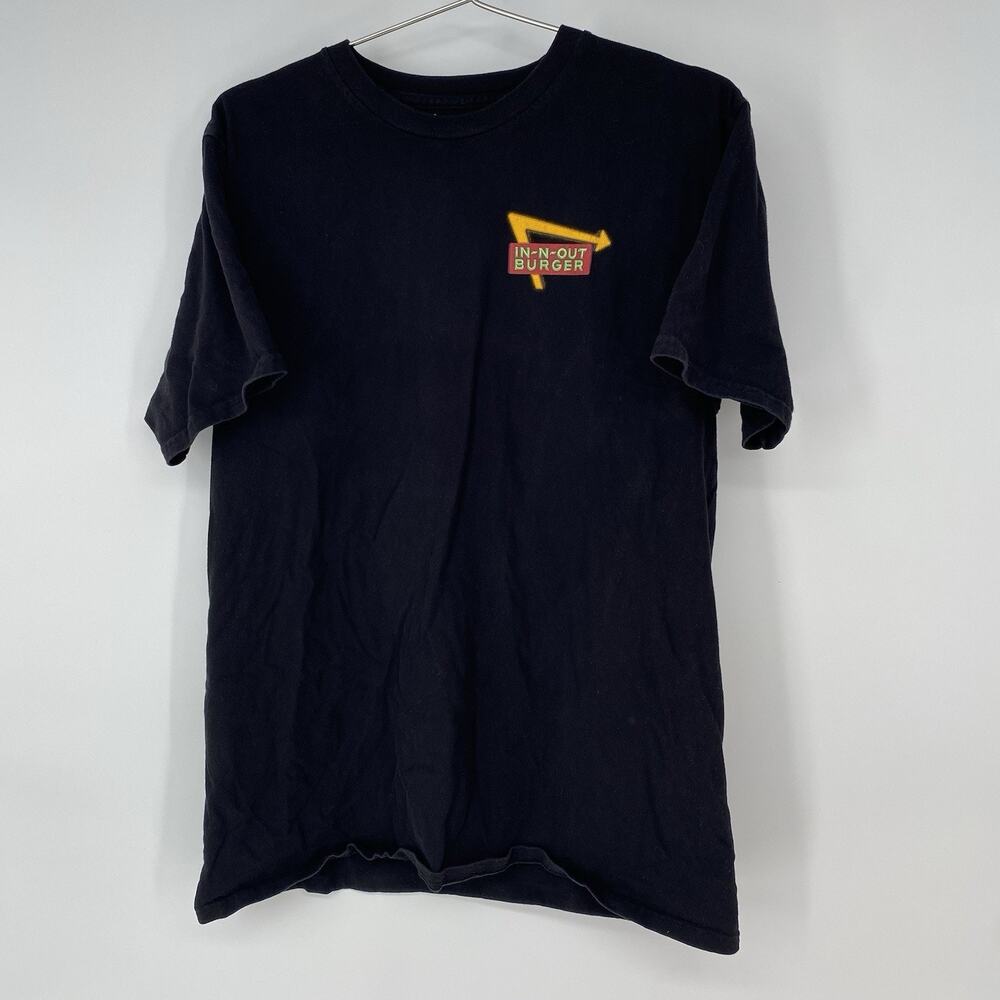 In-n-out Burger 75th Anniversary Black Tee Shirt Men's Size L